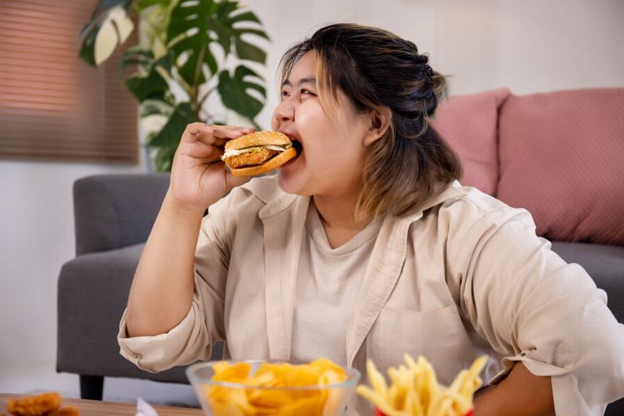 A comida chatarra leva á obesidade